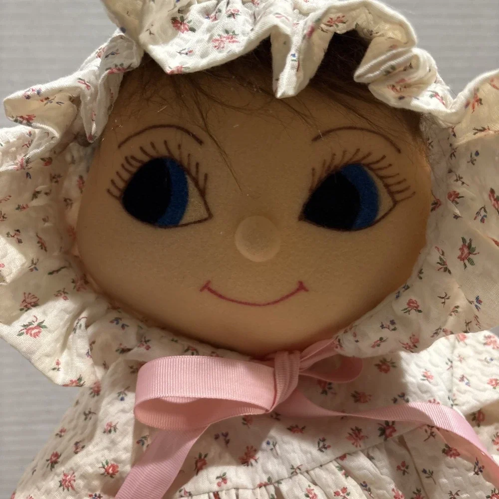 Rare Vintage Realistic My Child Like Doll  3 Emotions doll Stuffed Plush Creepy‎